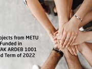 11 Projects from METU to be Funded in TÜBİTAK ARDEB 1001 Second Term of 2022