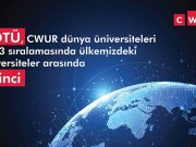 ODTÜ, CWUR dünya üniversiteleri 2023 sıralamasında ülkemizdeki üniversiteler arasında birinci