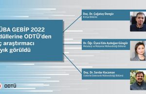 Three METU researchers given awards at TÜBA GEBİP 2022