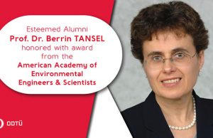 Prof. Berrin Tansel wins AAEES Award