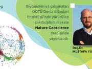 Biyojeokimya çalışmaları ODTÜ Deniz Bilimleri Enstitüsü’nde yürütülen çokdisiplinli makale Nature Geoscience dergisinde yayımlandı