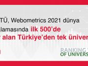 ODTÜ, Webometrics 2021 dünya sıralamasında ilk 500’de yer alan Türkiye’den tek üniversite