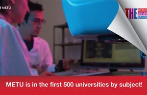 METU ranks among the top 500 in THE World University Rankings 2022