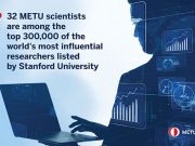 32 METU scientists among the top 300,000 of the world’s most influential researchers listed by Stanford University