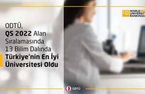 METU Ranks First Among Turkish Universities According to QS World University Rankings in 13 Subjects