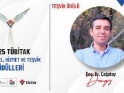 Doç. Dr. Çağatay Dengiz’e TÜBİTAK Teşvik Ödülü